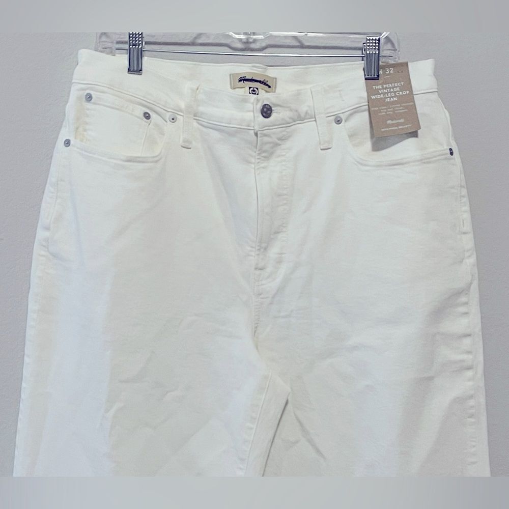 Madewell Women's High Rise Jeans - White - Picture 12 of 16